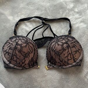 Victoria Black Bombshell Lace Bra